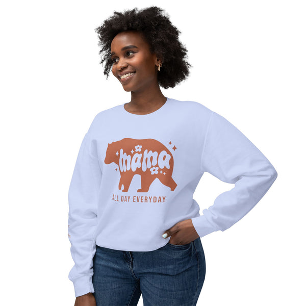 Mama Bear - Lightweight Crewneck Sweatshirt