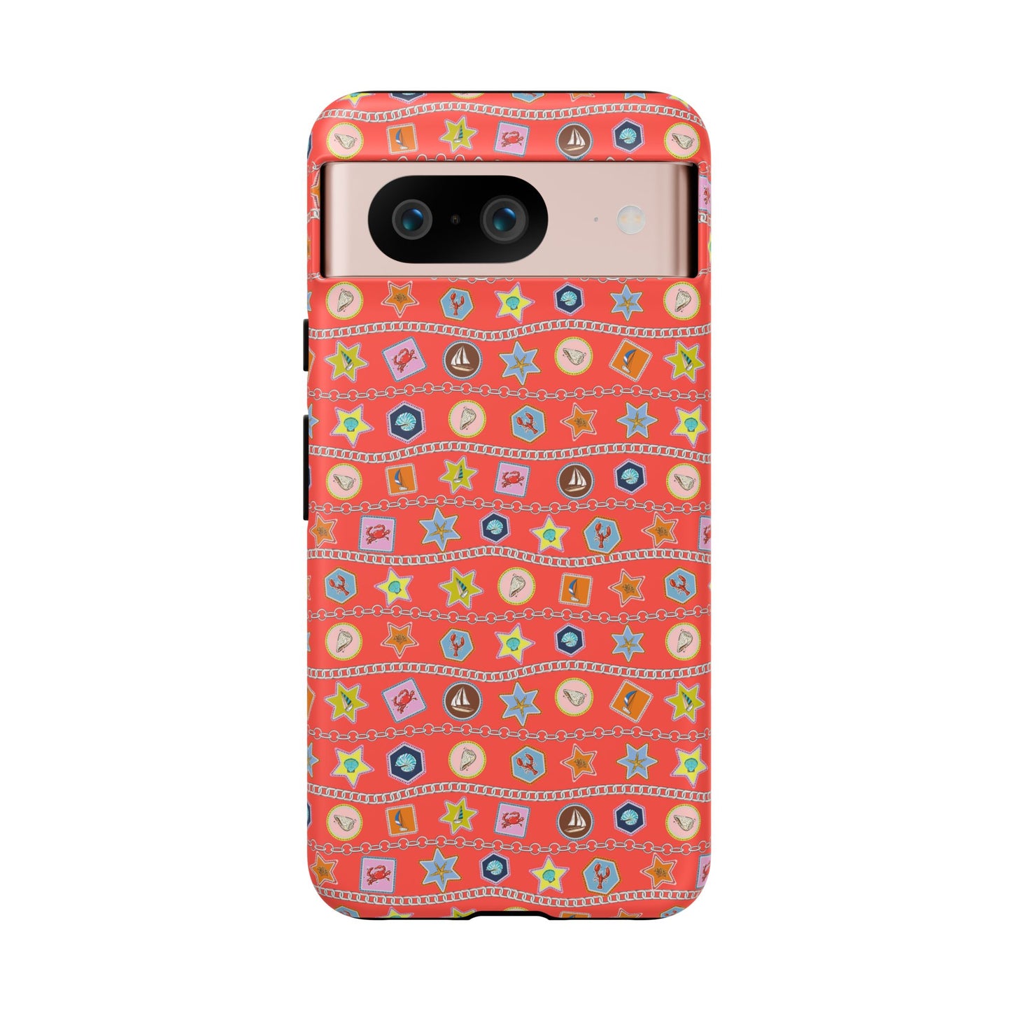 Colorful Summer Icon Patterned Phone Case - iPhone, Pixel, and Samsung Galaxy
