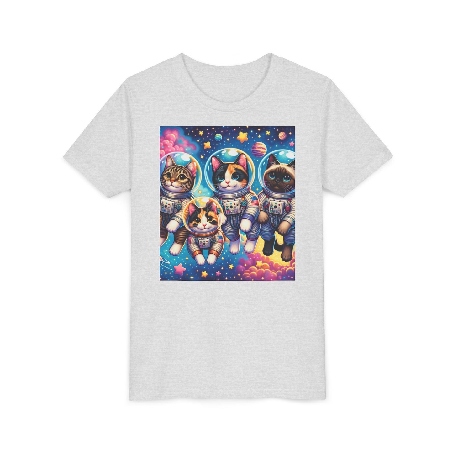 Kids Cats In Space TShirt Kids Graphic Tee