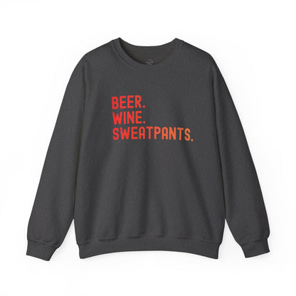 Beer Wine Sweatpants Crewneck Sweatshirt