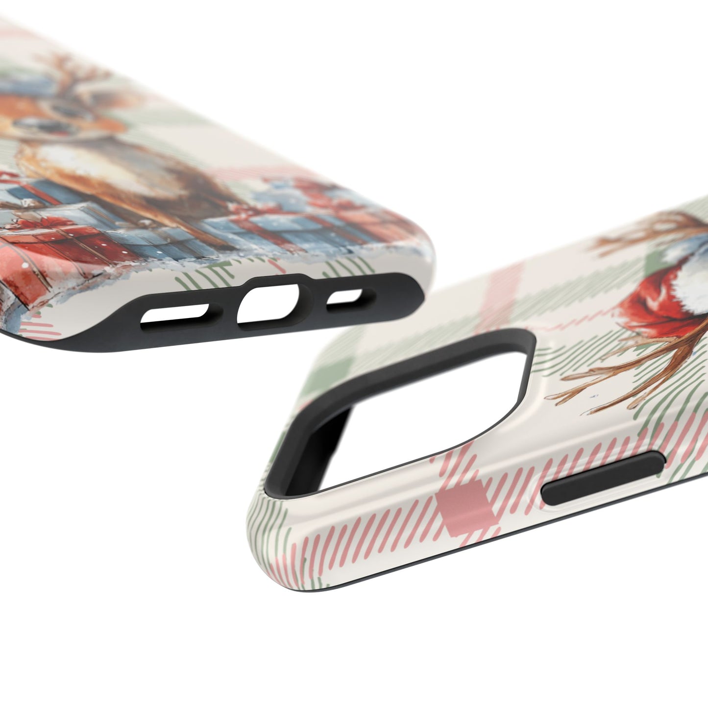 Festive Reindeer MagSafe Christmas iPhone Case