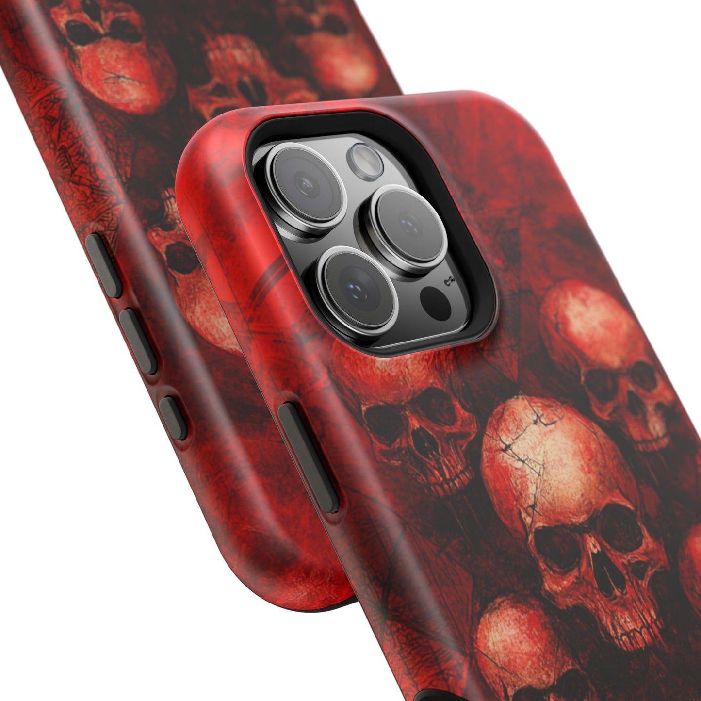 Red Skulls MagSafe iPhone Case