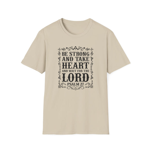 Psalm 27 Softstyle T-Shirt Christian Scripture Shirt