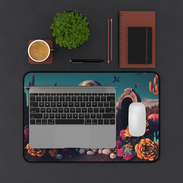 Day of the Dead Desk Mat, Custom Desk Mat, Gamer Desk Mat, Custom Day of the Dead Desk Mat for Gaming or Home Office