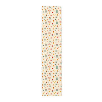 Flip Flop & Seashell Table Runner