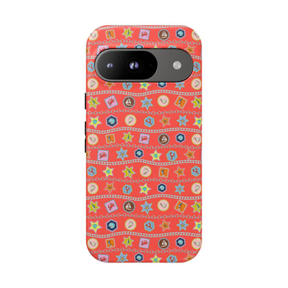 Colorful Summer Icon Patterned Phone Case - iPhone, Pixel, and Samsung Galaxy