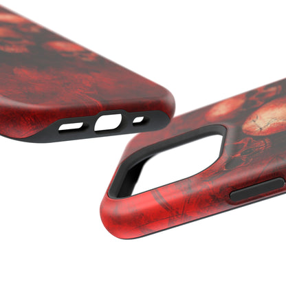 Red Skulls MagSafe iPhone Case