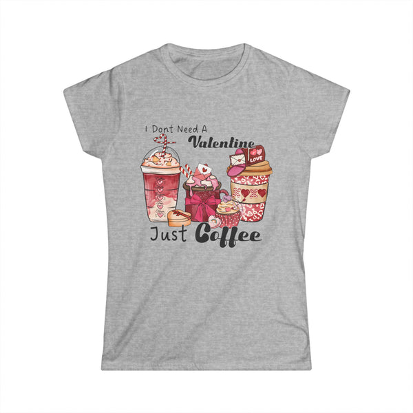 Valentines Coffee Women's Softstyle Tee,