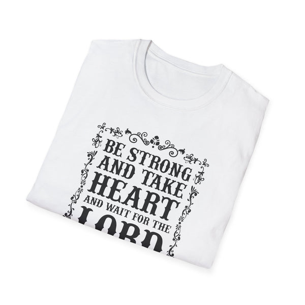 Psalm 27 Softstyle T-Shirt Christian Scripture Shirt
