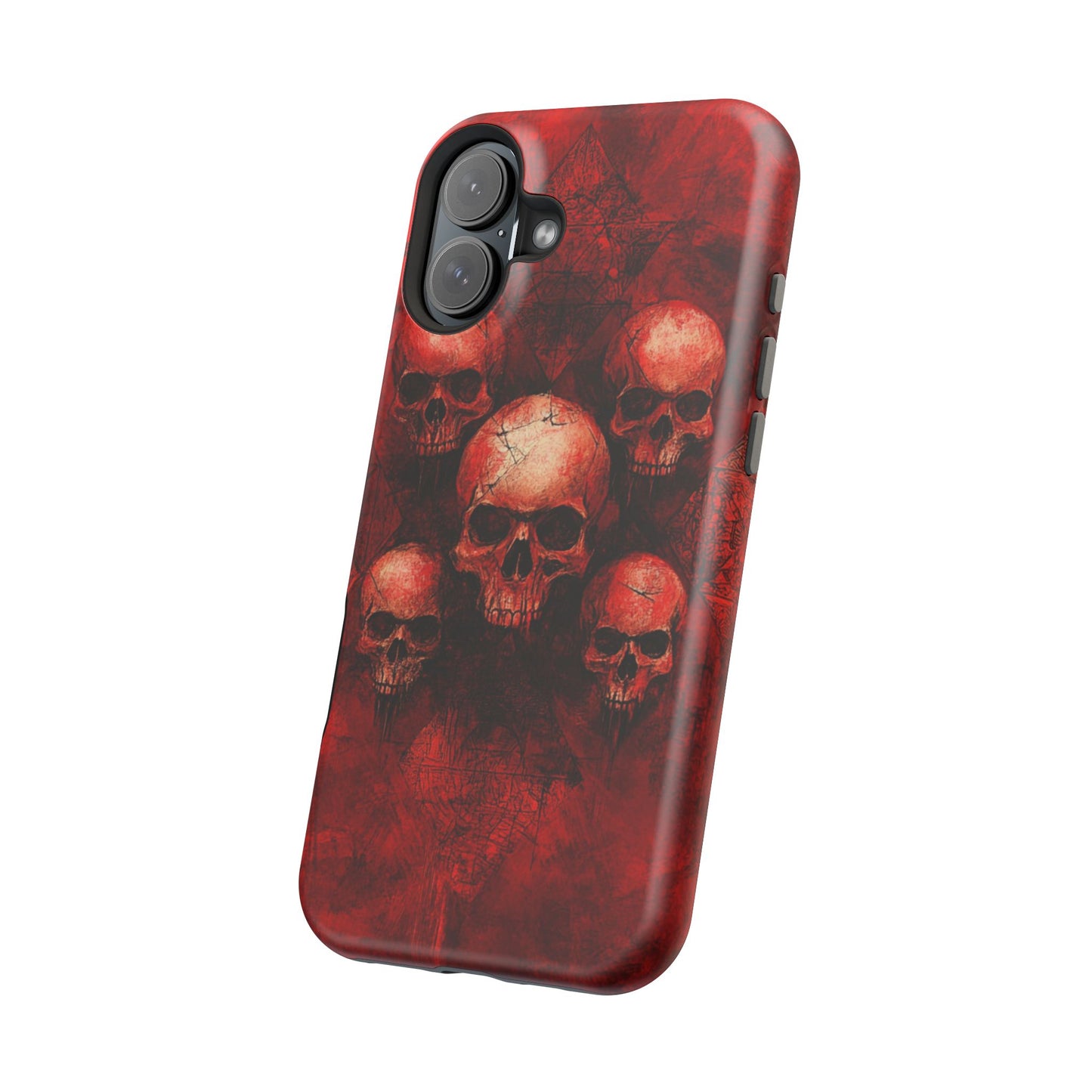 Red Skulls MagSafe iPhone Case