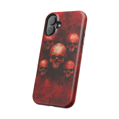 Red Skulls MagSafe iPhone Case
