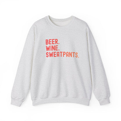 Beer Wine Sweatpants Crewneck Sweatshirt