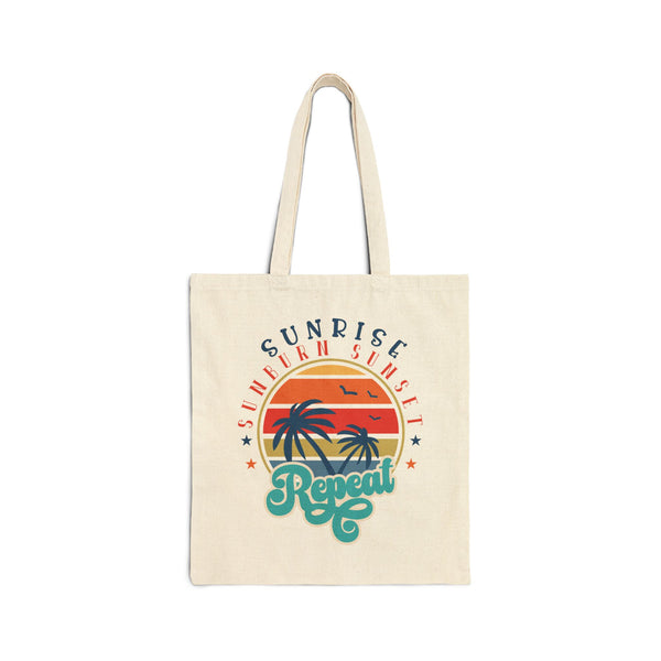 Sunrise Sunburn Sunset - Canvas Tote