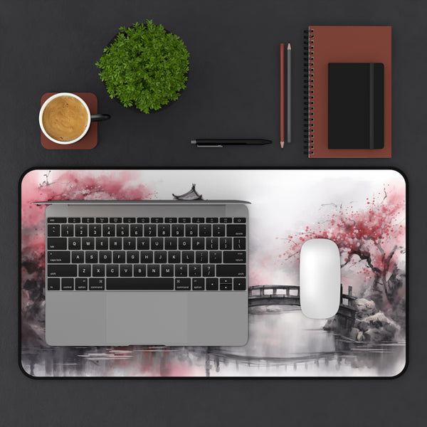 Japanese Garden Inspired Desk Mat