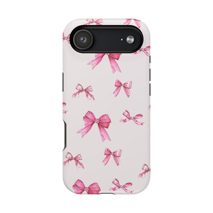 Coquette Pink Bow MagSafe iPhone Case