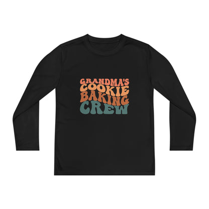 Kids Long Sleeve Grandma Cookie Baking Crew