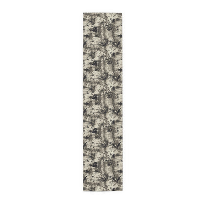 Gothic Toile Table Runner