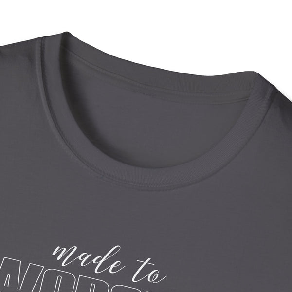 Made to Worship TShirt Unisex Softstyle T-Shirt Christian TShirt