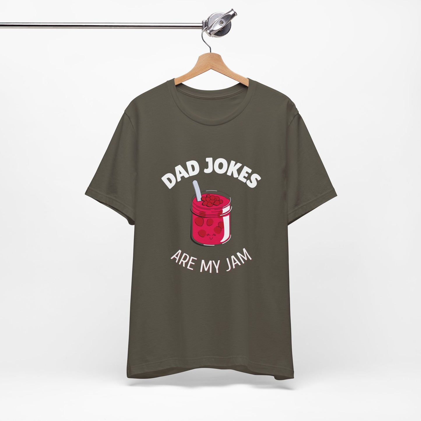 Dad Jokes Are My Jam Shirt Men Funny Dad Joke T-Shirt Gift for Father Graphic Tee
