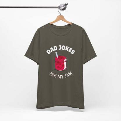 Dad Jokes Are My Jam Shirt Men Funny Dad Joke T-Shirt Gift for Father Graphic Tee