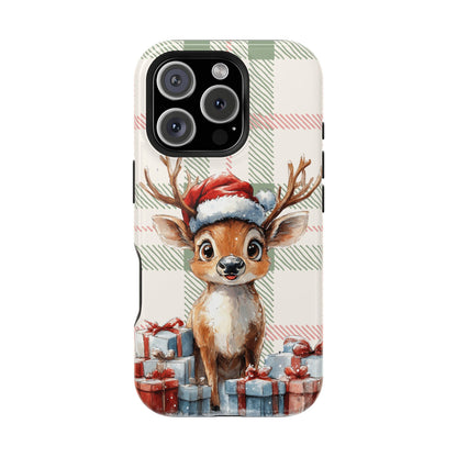 Festive Reindeer MagSafe Christmas iPhone Case