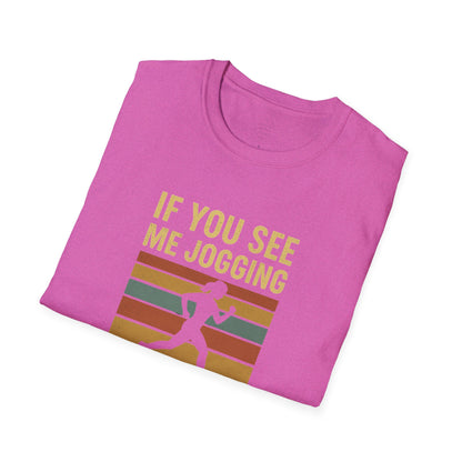 Retro “If You See Me Jogging Call 911” T-Shirt