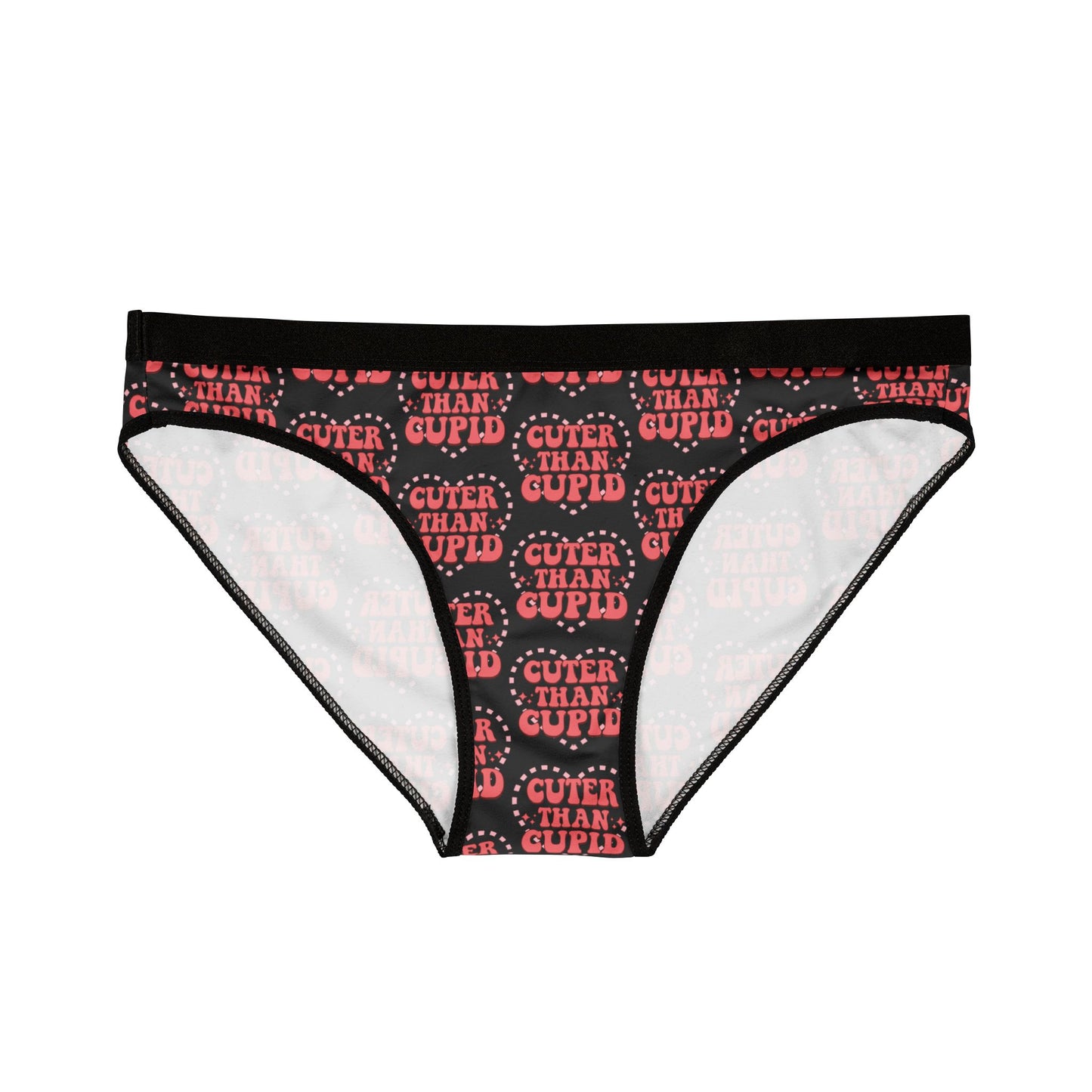 Cuter Than Cupid Women's Briefs - Valentine's Day Underwear Soft Panties Cute Romantic Gift for Her