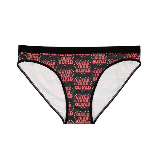 Cuter Than Cupid Women's Briefs - Valentine's Day Underwear Soft Panties Cute Romantic Gift for Her