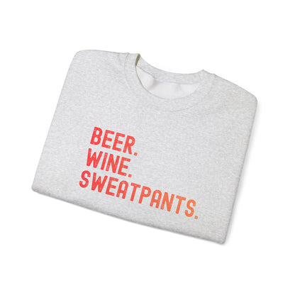 Beer Wine Sweatpants Crewneck Sweatshirt