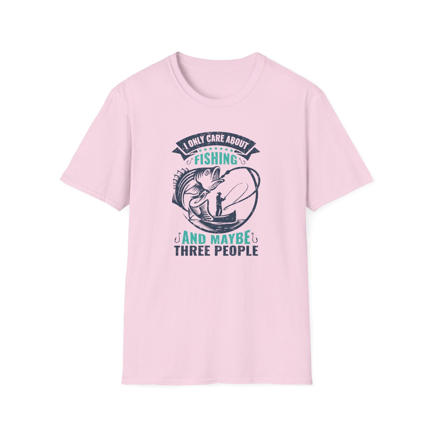 I Like Fishing and 3 People - Classic T-Shirt