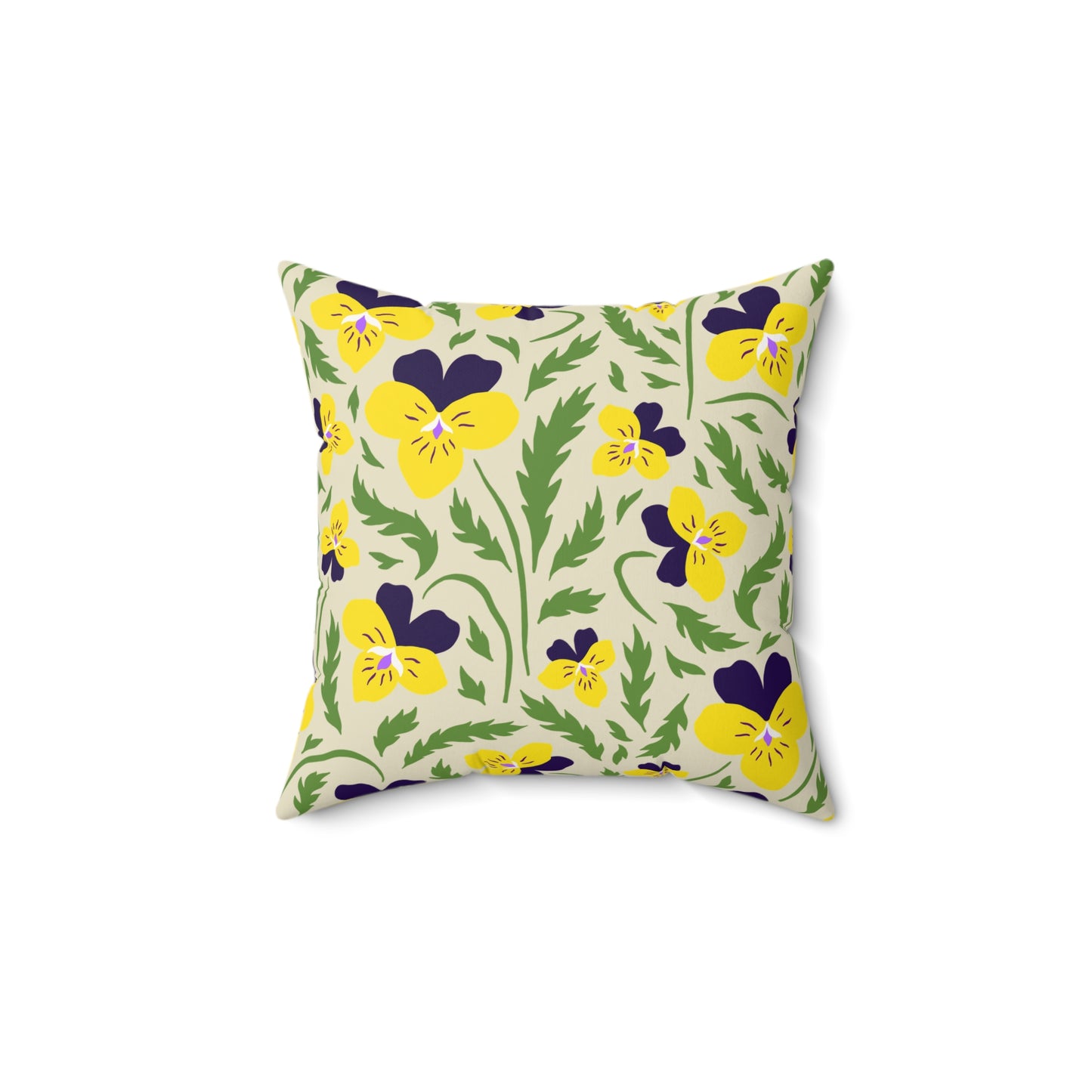 Violet Pansy - Indoor Throw Pillow