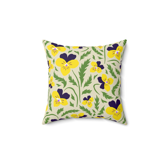 Violet Pansy - Indoor Throw Pillow