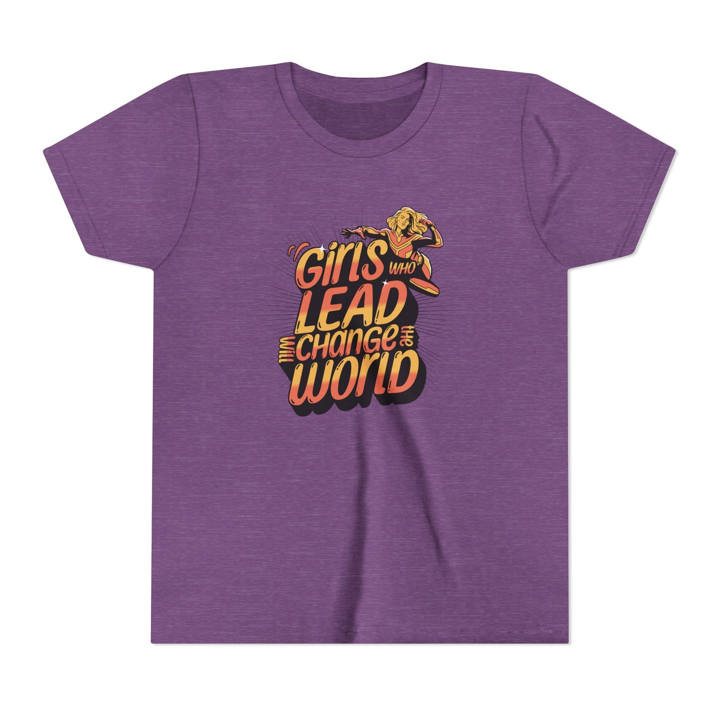Girls Who Lead Will Change the World - Youth Tee