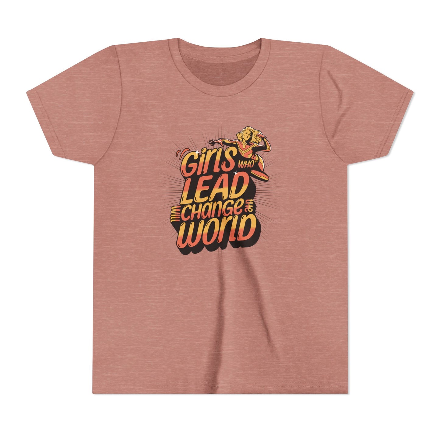 Girls Who Lead Will Change the World - Youth Tee