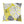 Yellow and White Palm Leaf Flora - Outdoor Throw Pillow