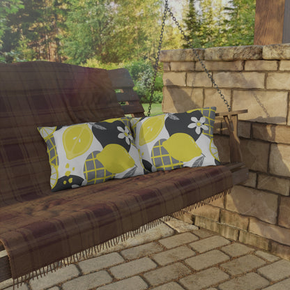 Outdoor Pillow - Lemon Citrus Outdoor Throw Pillow