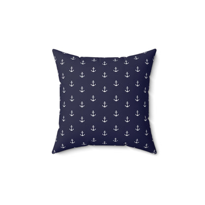 Nautical Anchor Pillow, Coastal Decor, Home Accent, Maritime Gift, Throw Cushion for Beach House, Sailing Enthusiast