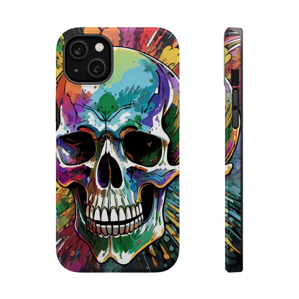 Graffit Skull Magnetic Tough Case for iPhone