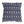 Navy Blue and White Seahorses and Shells Outdoor Pillow