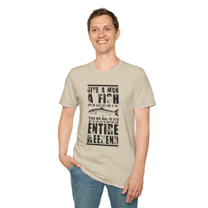 Give a Man a Fish - Unisex Softstyle T-Shirt