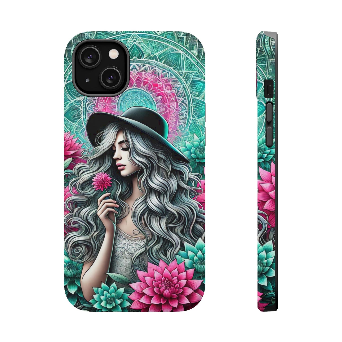 Boho Chic Floral MagSafe iPhone Case