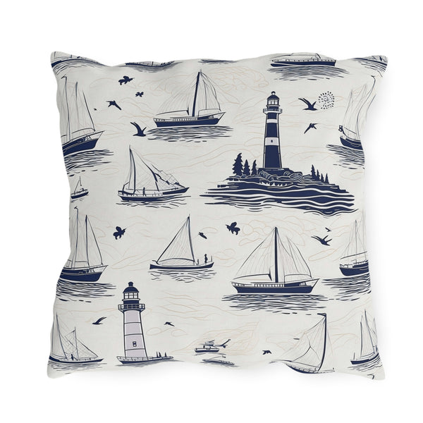 Nautical - Outdoor Throw Pillow