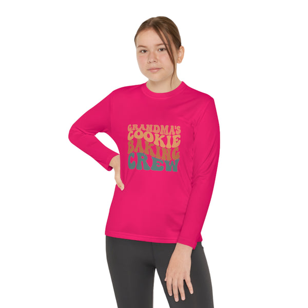 Kids Long Sleeve Grandma Cookie Baking Crew
