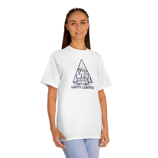 Mens Happy Camper TShirt Classic Mens Camping Tee