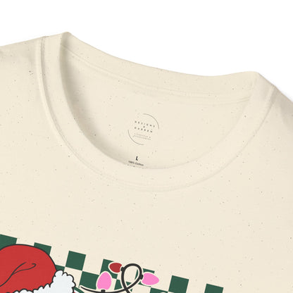 Christmas 67 Shirt – Cute Santa & Reindeer Holiday Graphic Tee – Festive “Six Seven” Xmas Top