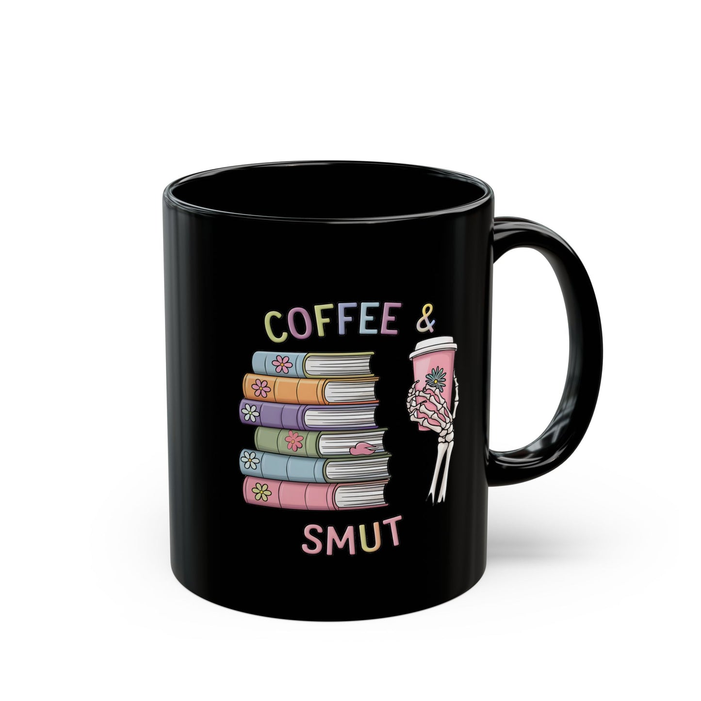 Coffee & Smut Ceramic Black Mug