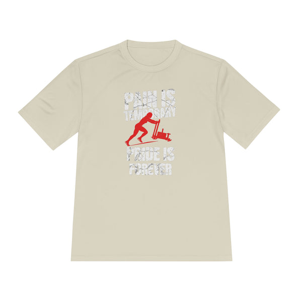 HYROX Inspired Women’s Performance Tee - Pain Is Temporary Pride Is Forever