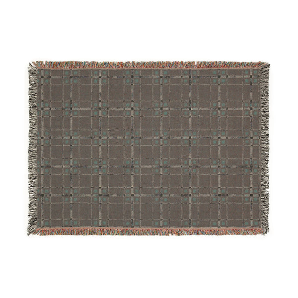 Cozy Navy & Burgundy Plaid Throw Blanket