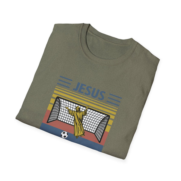 Jesus Saves Unisex Softstyle T-Shirt Funny TShirt Christian TShirt