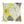 Yellow and White Palm Leaf Flora - Outdoor Throw Pillow